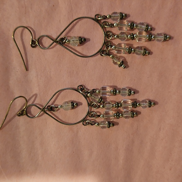 Unbranded Women's 2 Pairs Dangle Earring For Pierced Ears, Fashion Jewelry - Picture 3 of 5